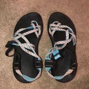 Rainbow Chacos with Toe Hole